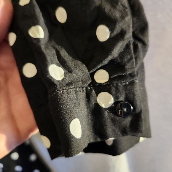 NWOT Zara Polkadot Shirt Style Dress - Picture 6 of 6